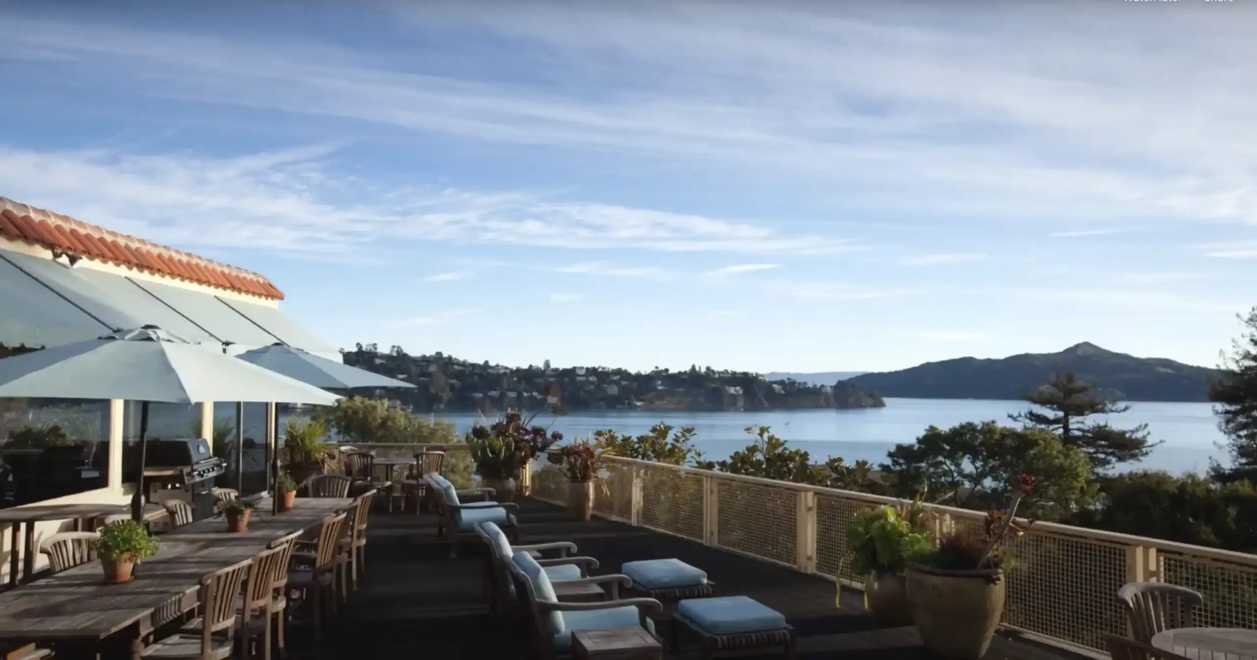 Alta Mira Recovery, Hillside campus in Sausalito, overlooking San Francisco Bay.